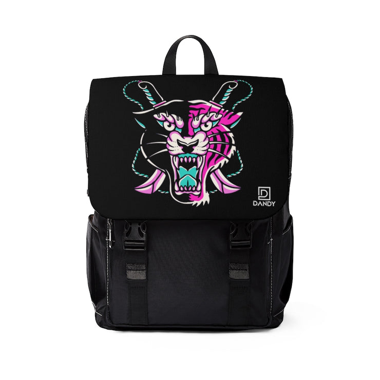 Panther & Tiger (pink) ~ Backpack