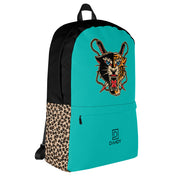 Panther & Tiger ~ blue-eyes (teal) Backpack