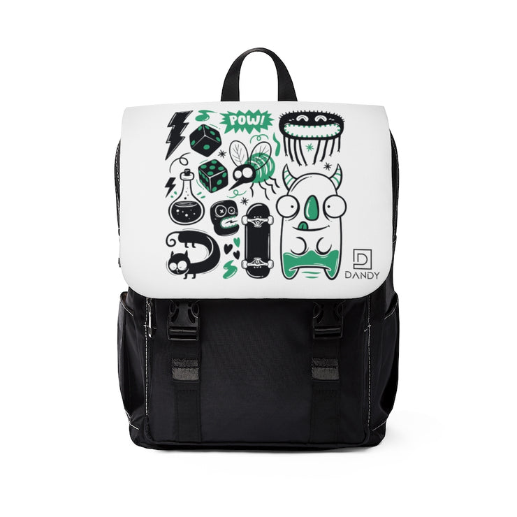 Doodle POW (green) ~ Backpack