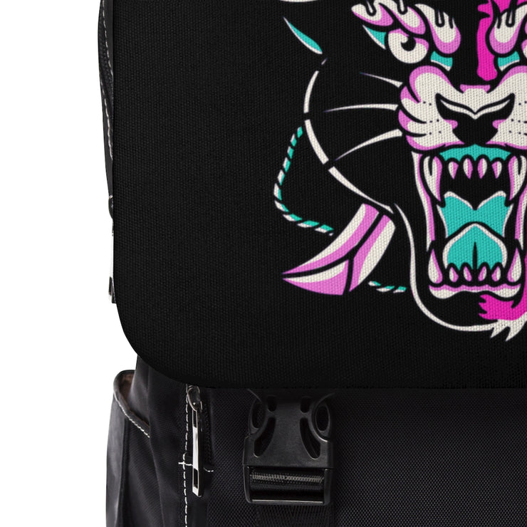 Panther & Tiger (pink) ~ Backpack