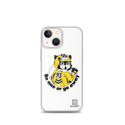 Racer Cat 'Be Nice or Go Away' iPhone Case