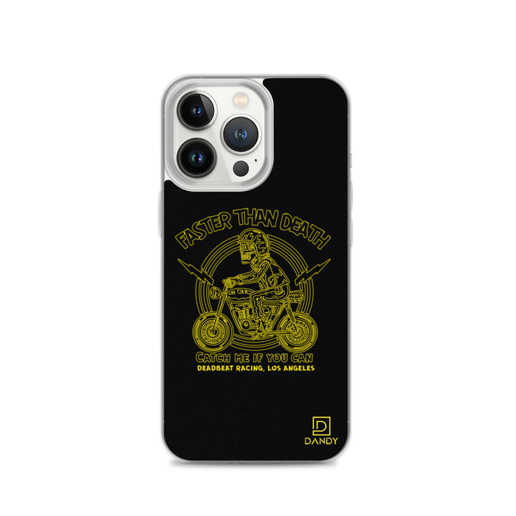 MOTO Faster Than Death iPhone Case