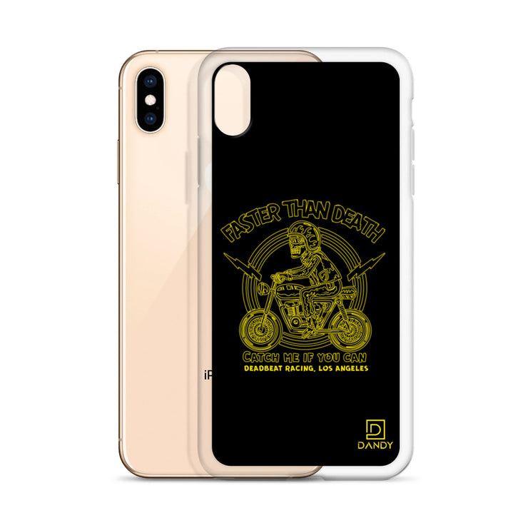 MOTO Faster Than Death iPhone Case