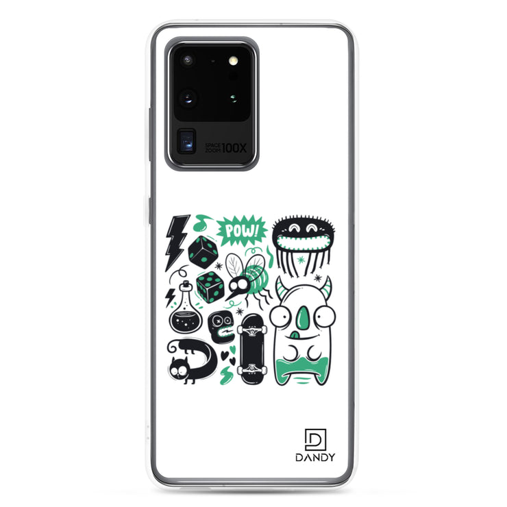 Doodle POW! (green) Samsung Case