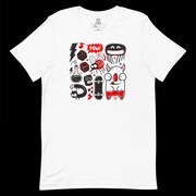 Doodle POW! (red) ~ Unisex t-shirt